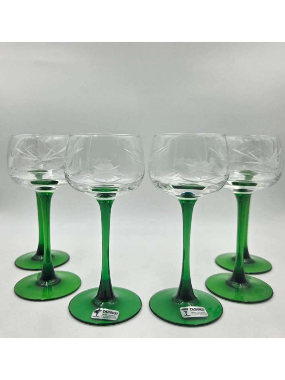 Duiske Glass The Maureen O'Hara Collection Set of 6 Wine Glasses - Picture 1 of 6